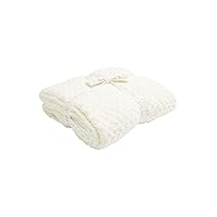 Barefoot Dreams CozyChic® Honeycomb Throw Pearl One Size