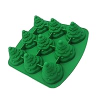 BESTOYARD 1 PC Christmas Tree Cake Tin Silicone Ice Block Cookie Cutters 3d Soap Molds Christmas Shot Christmas Epoxy Molds Novel Biscuit Non-stick Cake Jelly