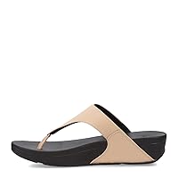 FitFlop Women's Lulu Leather Toe-Post Thong Sandals