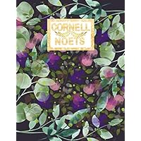 Flower Watercolor : Cornell Notes Notebook: Composition Notebook College Ruled Lines, Index, Numbered Pages, Taking notes method study For Students Collage School Gifts