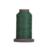 WUTA Leather Sewing Round Waxed Thread New 90 Meter Polyester Hand Sewing Line for Leather Work Cord Tool DIY (Bamboo Green, 0.55mm)