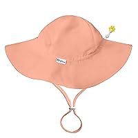 green sprouts Baby Girls' UPF 50+ Eco Brim Hat