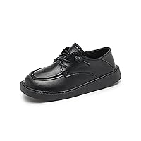 Boys Girls Oxford Shoes Leather Loafers Fashion Dress Toddler Baby Walking Footwear