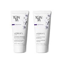 Yon-Ka Hydra No.1 Creme and Hydra No.1 Masque (50ml), Anti-Aging Face Moisturizer and Hydrating Face Mask, Normal to Dry Skin, Paraben-Free