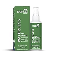 Clensta No Rinse Shampoo | 3.38 Fl Oz | 100ml | Waterless Shampoo for Elderly | Adults Bathing | Hospital & Bedridden Patients and for Camping | Rinse Free Cleanser Formula
