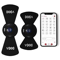 VPOD Deluxe TENS Unit Muscle Stimulator with EMS Therapy for Muscle Recovery, Back Pain Relief, Neck Pain Relief and Sciatica Pain Relief, 24 Modes, Wireless, Portable, and Bluetooth-Enabled