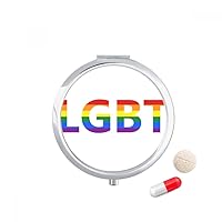 LGBT Transgender Bisexuals Support Pill Case Pocket Medicine Storage Box Container Dispenser