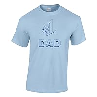 #1 Dad Shirts for Men Daddy Shirt, Number One Seinfeld T-Shirt, Graphic Tee for First Time Dad