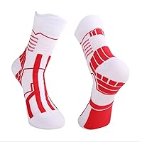 3 Pairs Red Anti Slip With Grip Soccer Sock Size Regular #MNBP