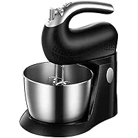 Stand Mixer, 5 Speeds Tilt-Head Kitchen Electric Stand Mixer Food Mixers with Dough Hook, Whisk, Beater, Splash Guard & Mixing Bowl for Baking