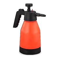 Pressure Hand Pump Sprayer - 0.4 Gallon Small Pump Spray Bottle with Safety Valve and Adjustable Nozzle - High-Pressure Pump Hand Sprayer for Home Cleaning, Garden or Car Detailing (1.5L)