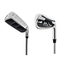 Black Golf Chipper 55 Degree & Individual Iron 4,Bundle of 2