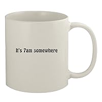 It's 7AM Somewhere - 11oz White Coffee Mug, White