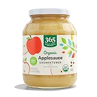 365 by Whole Foods Market, Organic Unsweetened Apple Sauce, 24 Ounce