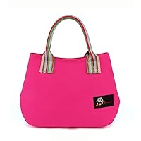 Women Handbag Fashion Ribbon Canvas Shoulder Bag Casual Simple Shopping Bag For Holiday