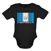 Guatemala Barcode Style Flag - Organic Babygrow/Body suit