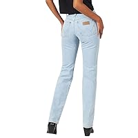 Womens Cowboy Cut High Rise Slim Fit Tapered Leg Jeans