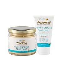 Waxelene Multi-Purpose Ointment, Organic, Large Jar & Travel Tube