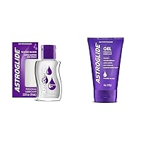 Personal Lubricants Bundle - 2.5oz Liquid and 4oz Gel, Water Based Lubes, Long Lasting, Condom Compatible