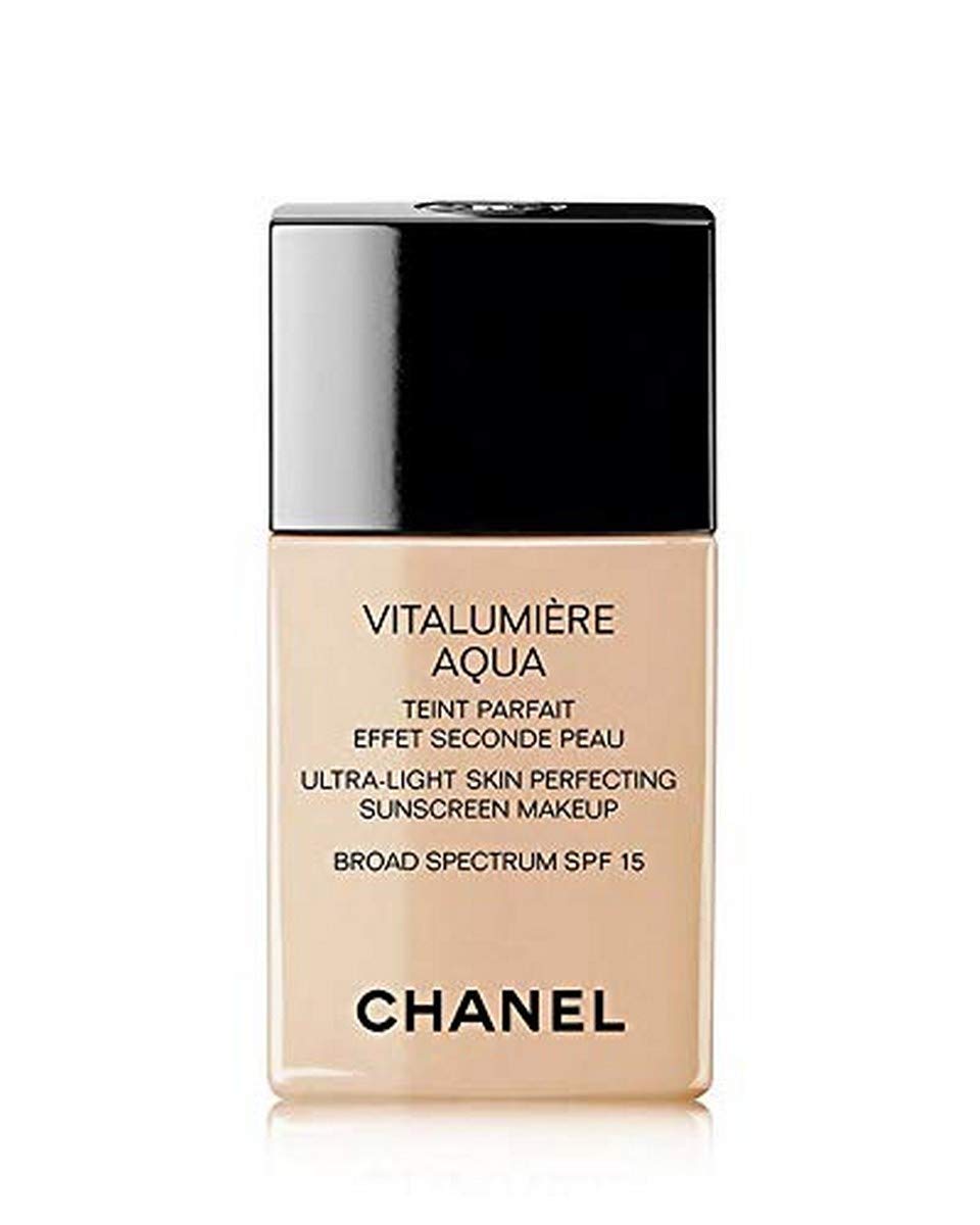 Chanel Vitalumière Aqua UltraLight Skin Perfecting Sunscreen Makeup Review