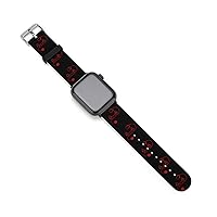 Stethoscope and Heart Symbol Silicone Strap Sports Watch Bands Soft Watch Replacement Strap for Women Men