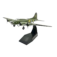 Scale Model Airplane 1/144 for B-17 Flying Fortress Bomber, Die-cast Aircraft, Military Fighter Display Model Collectible Miniature Souvenirs