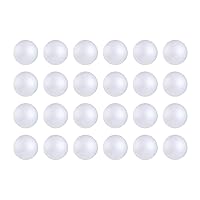 CCINEE 24 Pcs 3 Inch White Foam Balls, Smooth Round Craft Balls for Art Crafts Household School Projects Party Decorations