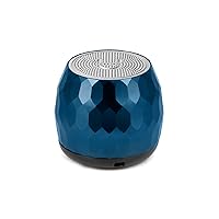 U Micro Speaker | Stylish Portable Wireless Bluetooth 5.0 with Built-in Mic & Remote Shutter | Perfect Little Speaker for Home, Parties, Travel! Small Device, Rich Sound | Glamorous Midnight