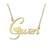 Aoloshow Personalized Name Necklace Bracelet Custom Made Any Names Stainless Steel Jewelry for Womens Moms