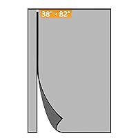 Left Right Side Opening Magnetic Screen Door Fits Door Size 38 x 82, Reinforced Polyester Net Curtain, Actual Screen Size 40