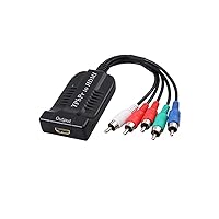 Analog Component Video Audio to 1080p HDMI Converter Scaler