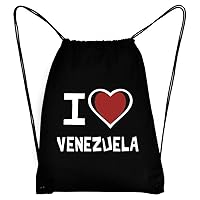 I love Venezuela Bicolor Heart Sport Bag 18