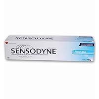 Sensodyne Toothpaste for Sensitive Teeth and Cavity Prevention, Maximum Strength, Fresh Gel, 5.29 Ounce (Pack of 2)