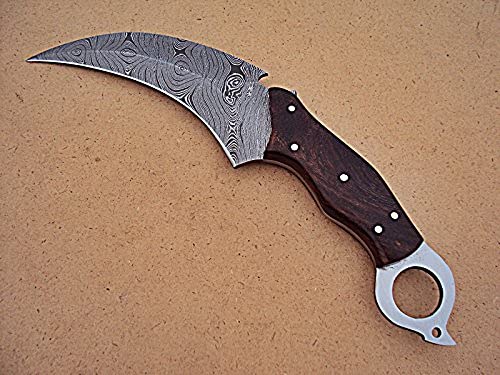 Poshland BC-206 - Handmade Damascus Steel 10.20 Inches Skinner Knife & Hunting Knife - Karambit Knife