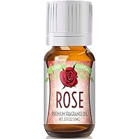 Good Essential – Professional Rose Fragrance Oil, Perfect for Candles, Soap Making, Perfume, Diffuser – 0.33 fl oz, 10 ml