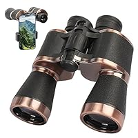 20x50 Binoculars for Adults, Binoculars HD High Powered Professional Binoculars for Bird Watching Travel Stargazing Concerts Outdoor Sports-BAK4 Prism FMC Lens,Waterproof, Fogproof with Phone Adapter