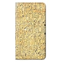 RW1625 Egyptian Coffin Texts PU Leather Flip Case Cover for iPhone XR