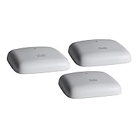 Cisco Business 140AC Wi-Fi Access Point, 802.11ac, 2x2, 1 GbE Port, Ceiling Mount,3 Pack Bundle,Limited Lifetime Protection (3-CBW140AC-B)