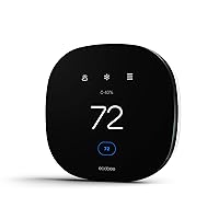 ecobee3 Lite Smart Thermostat - Programmable Wifi Thermostat - Works with Siri, Alexa, Google Assistant - Energy Star Certified - DIY Install, Black