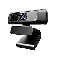 J5create JVCU100 USB Full HD Webcam 1080p/30 FPS with 360 Rotation