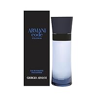 Giorgio Armani Code Colonia Eau de Toilette Spray for Men, 2.5 Fl Oz