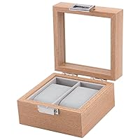 2 Grid Men's and Women's Watch Box Storage Box for Watch Display Cabinet Stand Storage Jewelry Box Gift Box