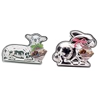 Nordic Ware Spring Lamb and Easter Bunny 3D Cake Molds