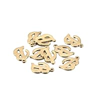 30Pcs A-Z Stainless Steel English Alphabet Pendant Fit Bracelet Necklace DIY Letter Charms Jewelry Making Accessories