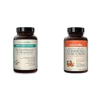 NatureWise Women's Multivitamin & Turmeric Curcumin 2250mg with 95% Curcuminoids & BioPerine Black Pepper Extract Joint Support