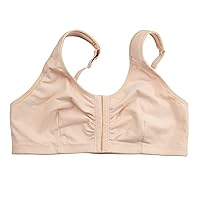 Women's Comfortable Sexy Front Buckle Thin Adjustable Cotton Thick Shoulder Strap Bra Medium Sports Bra