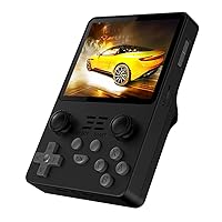 CredevZone RGB20S Handheld Game Console 3.5 inch Retro Games Consoles Classic Emulator Hand-held Gaming Console Preinstalled Hand Held Video Games System 64GB Black