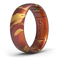 Enso Rings Handcrafted Classic Silicone Ring – Comfortable and Flexible Design – 6.6mm Wide, 1.75mm Thick