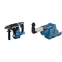 BOSCH GBH18V-24CN 18V Brushless Connected SDS-plus® Bulldog™ 1 In. Rotary Hammer (Bare Tool) + BOSCH GDE18V-16 SDS-plus Dust Collection Attachment Bundle Kit