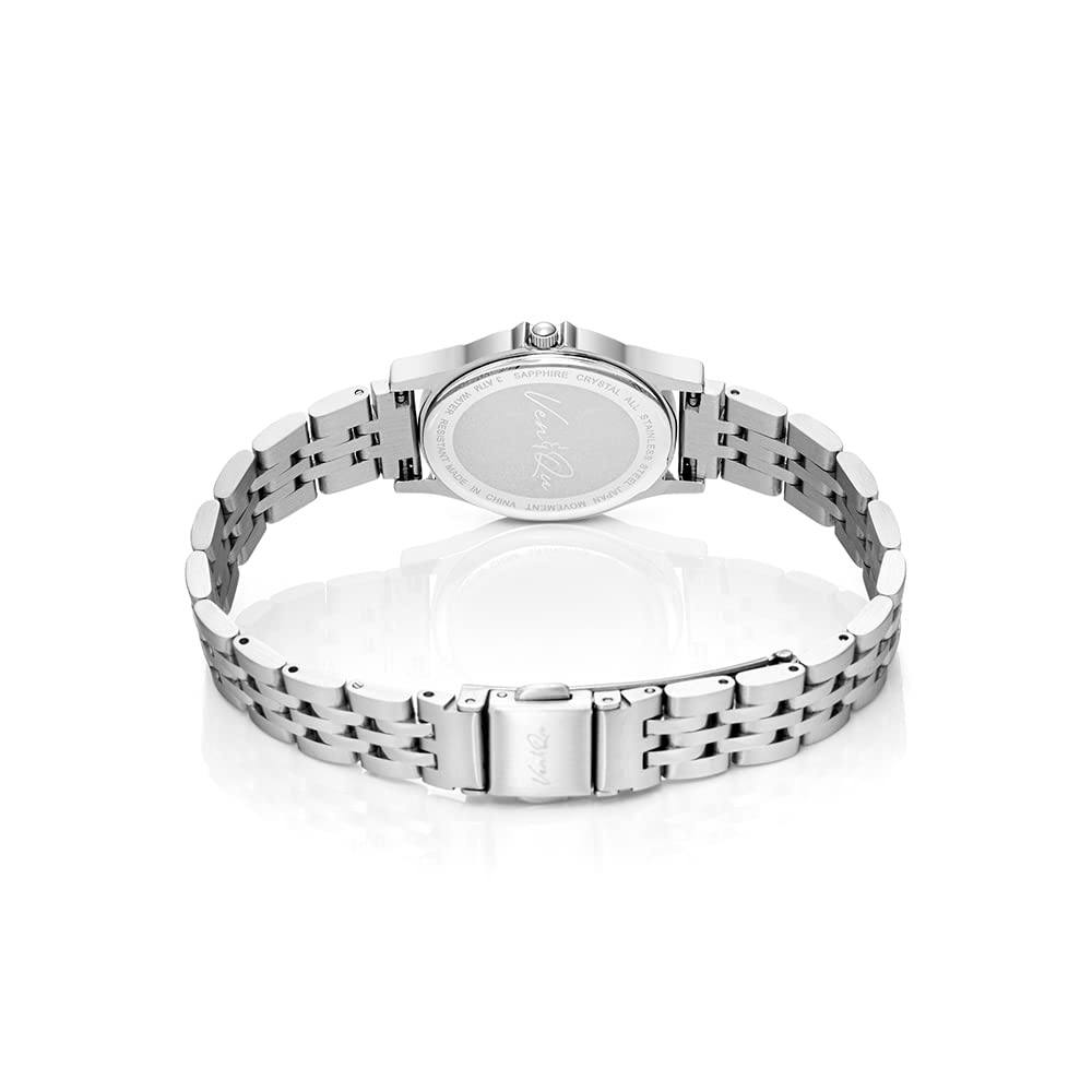 VEN & QU - Gem Watch in Stainless Steel Bracelet. 24mm
